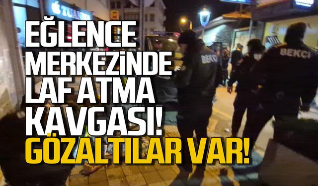 Mekandaki kavga sokağa taştı! Gözaltılar var!