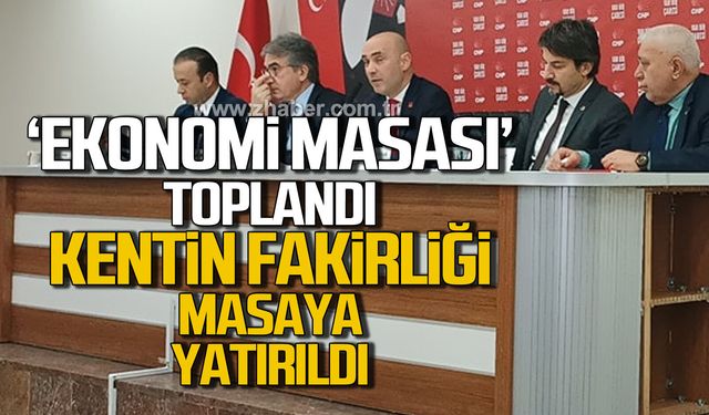 CHP Ekonomi Masası Zonguldak'ta toplandı!