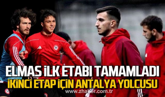 Zonguldakspor ilk etabı tamamladı! İkinci etap için Antalya’ya gidecek!