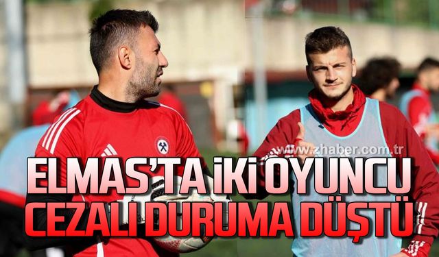 Zonguldakspor'da iki oyuncu cezalı duruma düştü!