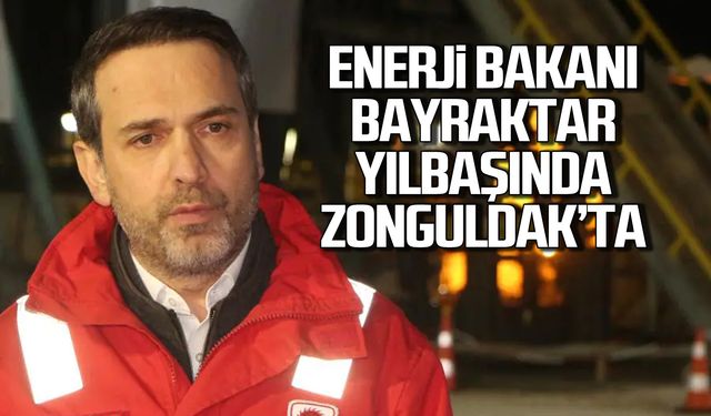 Enerji Bakanı Alparslan Bayraktar yılbaşında Zonguldak'ta