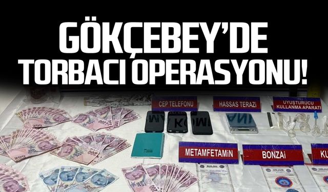 Gökçebey'de torbacı operasyonu! 3 kişi yakalandı!