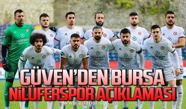 Can Güven'den Bursa Nilüferspor açıklaması!