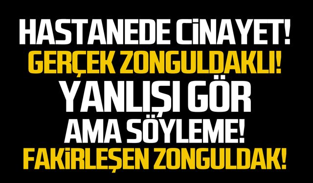 Hastanede Cinayet!