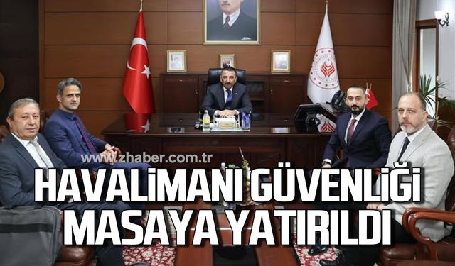 Zonguldak'ta havalimanı güvenliği masaya yatırıldı!