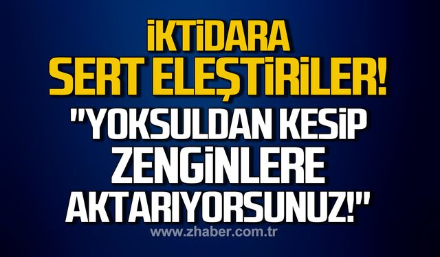 Eğitim Sen'den iktidara sert eleştiriler! "Yoksuldan kesip zenginlere aktarıyorsunuz!"