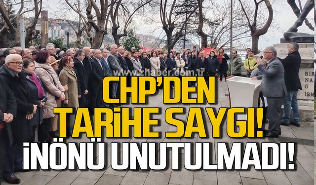 CHP'den tarihe saygı! İnönü unutulmadı