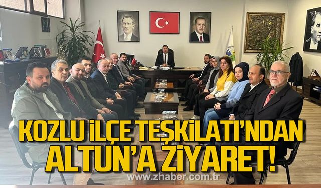 Kozlu İlçe Teşkilatı'ndan Kamil Altun’a ziyaret!