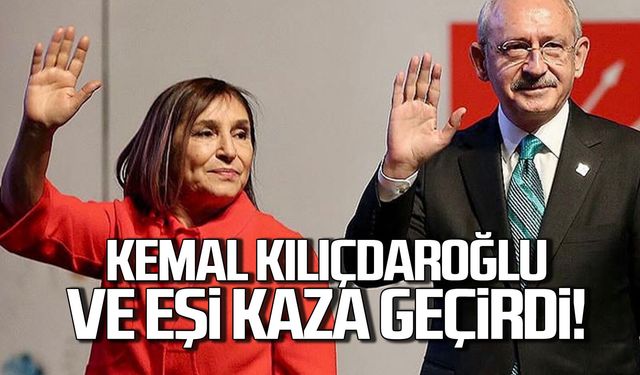 Kemal Kılıçdaroğlu ve eşi trafik kazası geçirdi!