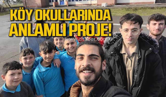 Köy okullarında anlamlı proje!