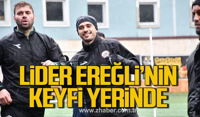 Kdz. Ereğli Belediyespor Gençlik Mimar Sinan Spor maçı hazırlıklarına devam ediyor!