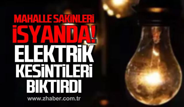 Terakki Mahallesi sakinleri isyanda! Elektrik kesintileri bıktırdı!