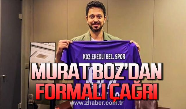 Zonguldaklı ünlü sanatçı Murat Boz’dan formalı çağrı!