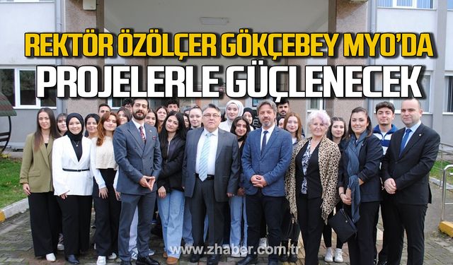 Rektör Özölçer Gökçebey MYO'da!