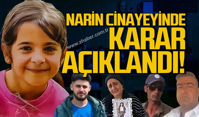 Son dakika! Narin cinayetinde karar açıklandı!