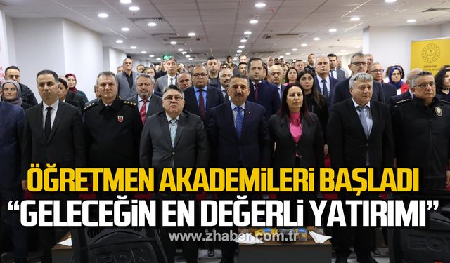 Zonguldak'ta "Öğretmen Akademileri" programı başladı!