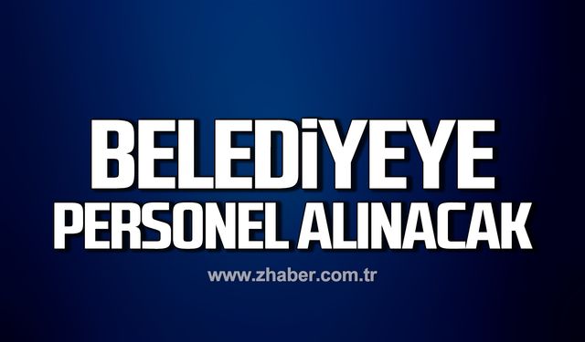 Ormanlı Belediyesi personel alacak!