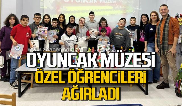 Oyuncak müzesi, özel öğrencilerini ağırladı