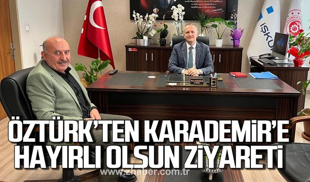 Vedat Öztürk'ten Sinan Karademir’e hayırlı olsun ziyareti!