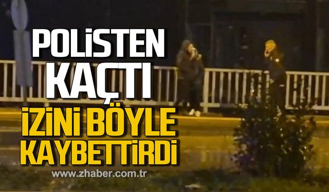 Bartın'da polisten kaçtı! İzini böyle kaybettirdi!