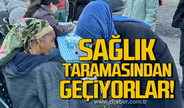 Roman vatandaşlar sağlık taramasından geçiyor