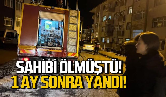 Zonguldak'ta sahibi ölen araç 1 ay sonra yandı!