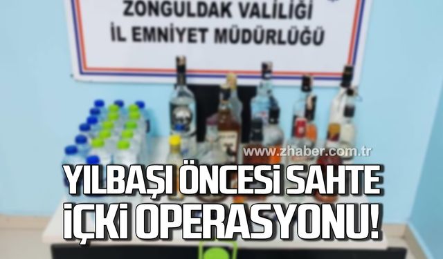 Yılbaşı öncesi sahte içki operasyonu!