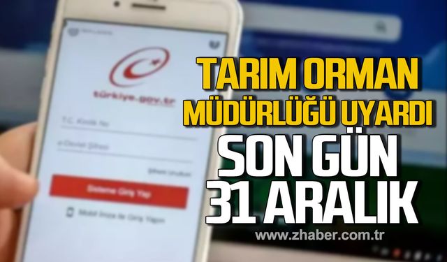 Çiftçi Kayıt Sistemi başvuruları için son gün 31 Aralık!