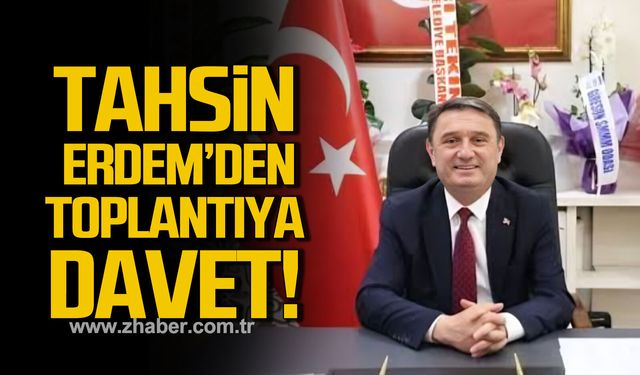 Tahsin Erdem basın toplantısı düzenleyecek!