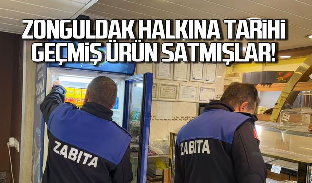 Zonguldak halkına tarihi geçmiş ürün satmışlar!