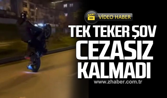 Bartın'da tek teker şov cezasız kalmadı!