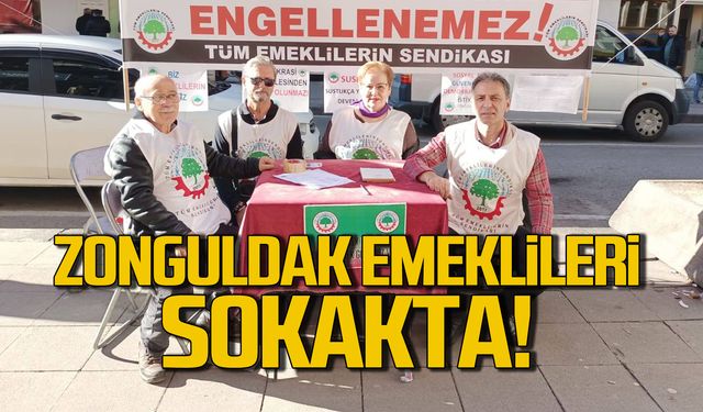 Emekliler seslerini sokağa taşıdı!