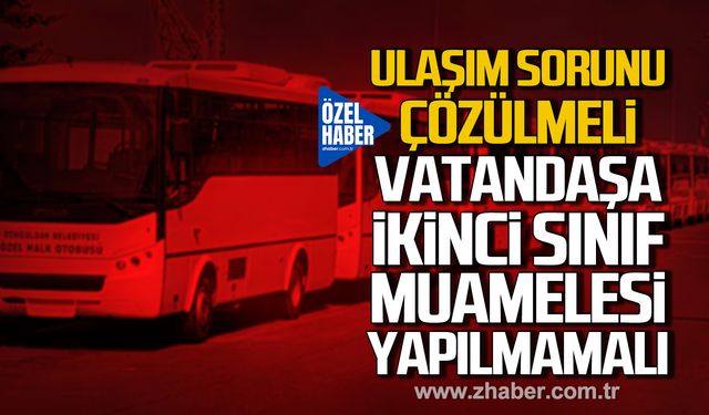 Ali Topaloğlu'ndan halk otobüsü açıklaması! "Vatandaşa ikinci sınıf muamelesi yapılmamalı"