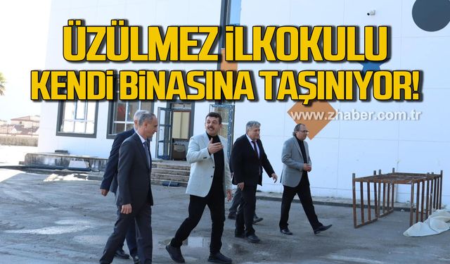 Muammer Avcı duyurdu! Üzülmez İlkokulu 2.dönem kendi binasına taşınıyor!