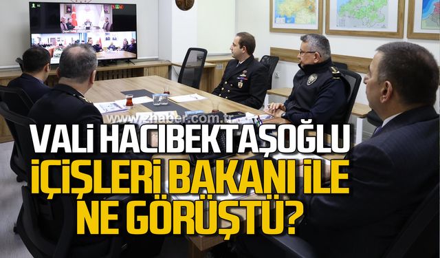 Vali Hacıbektaşoğlu, İçişleri bakanı ile ne görüştü?