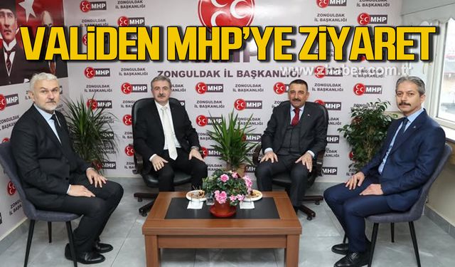 Vali Hacıbektaşoğlu MHP'de! Ne konuşuldu?