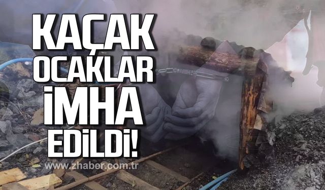 Zonguldak'ta kaçak 4 maden ocağı imha edildi