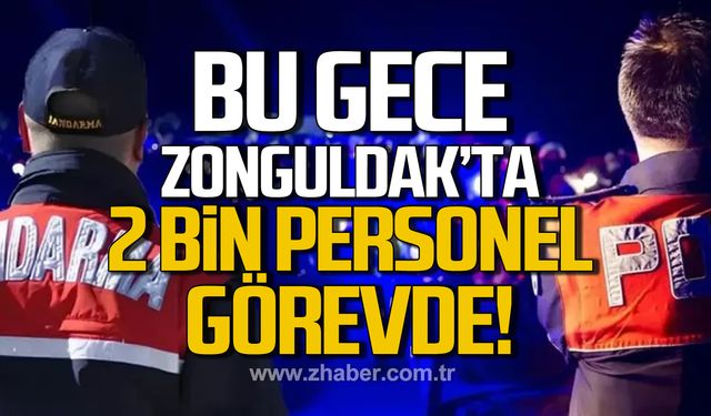 Zonguldak'ta yılbaşı güvenliği için özel önlemler alındı