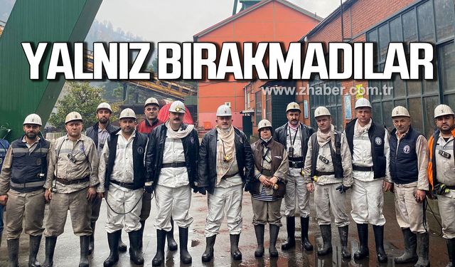 Yener Arslanbuğa maden işçilerini yalnız bırakmadı!