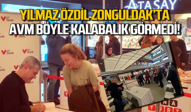 Yılmaz Özdil Zonguldak'ta AVM böyle kalabalık görmedi!