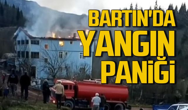 Bartın'da yangın paniği!