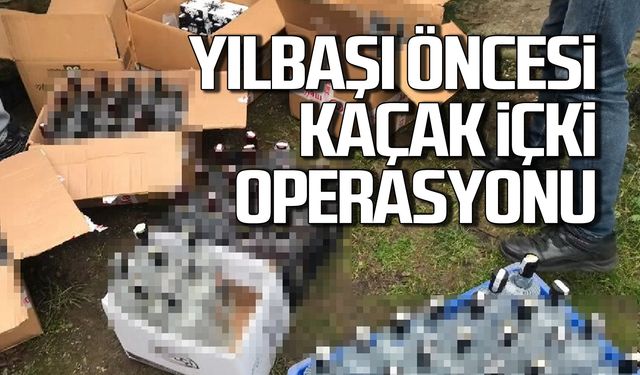 Yılbaşı öncesi kaçak içki operasyonu!