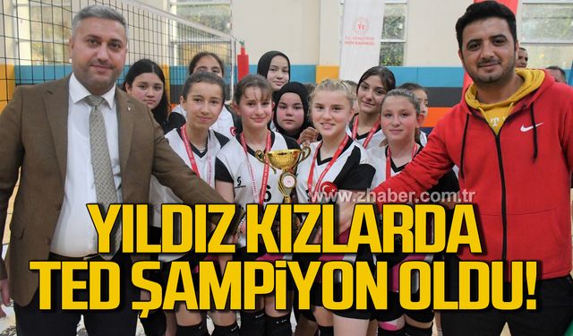 Yıldız kızlarda TED şampiyon oldu!