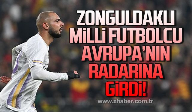 Zonguldaklı Milli futbolcu Ahmed Kutucu zirveye oynuyor!