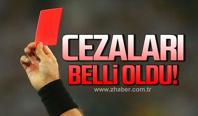 Cezaları belli oldu!