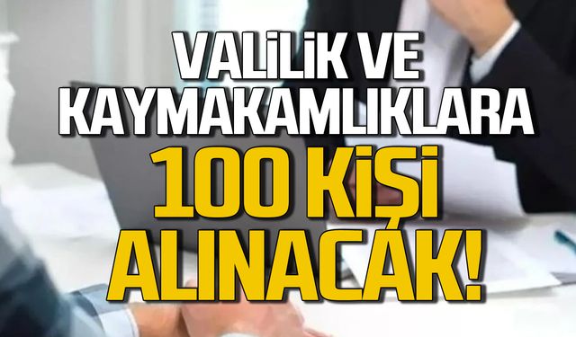 Bartın'da 100 kişi Valilik ve kaymakamlıklarda işe alınacak!