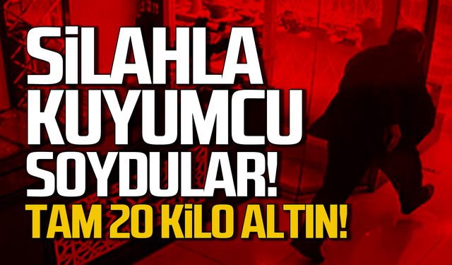 Karabük'te silahlı soygun! 20 kilo altın çalındı!