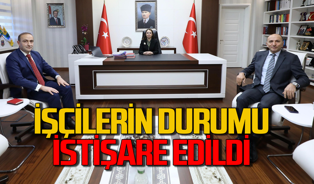 İşçilerin sorunlarını istişare ettiler