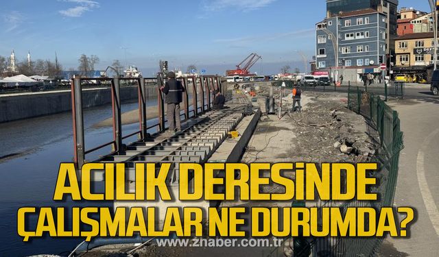 Acılık Deresinde çalışmalar ne durumda?