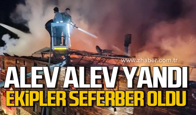 Bartın'da otel alev alev yandı! Ekipler seferber oldu!